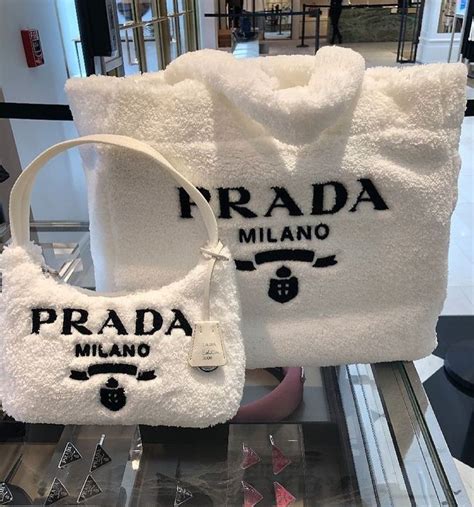 fluffy prada tote bag|Prada purses.